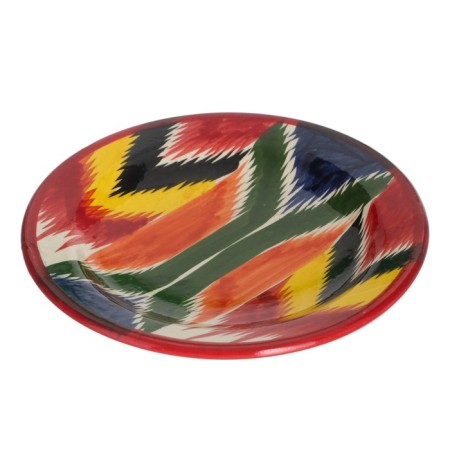Plate of the Rishtan ceramics "Atlas", 20 cm, Mix patterns-7