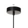 Suspension Bayerlux "Bruno" E27 40W black 10x10x14-124cm