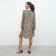 Dress Summer Women's Minaku: Green Trend Beige Color, Size 46