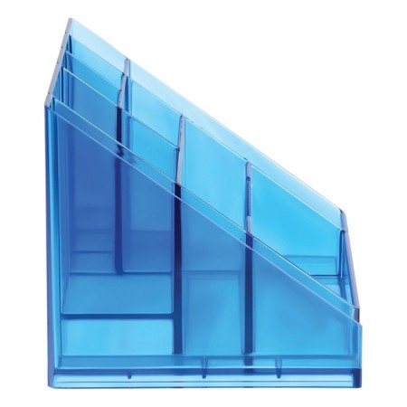 Organizer stand for the Cascade office, tinted blue-3