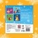 The book "draw stickers. Christmas tree toys ”, 12 p.