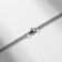 Male pendant, "viking" Webace weave, color black silver, 60 cm