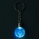 Keychain for keys with a flashlight "Siba-Inu", 4 x 2 cm