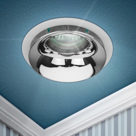 Lamp built -in era KL 103, IP20, 12W, 82x51 mm, white/chrome color
