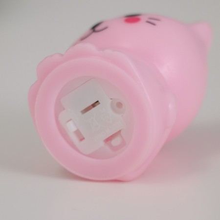Nightlight "Cute cat" 2W LED LR44 pink 3.5x3x5.5cm-9
