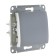 Glossa switch Sche GSL000311, 10 A, 1 key, hidden, aluminum color