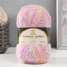Пряжа "Хлопок травка" 65% хлопок 35% полиамид 220 м/100гр (5241)