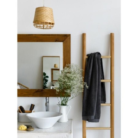 Terry towel Essential, 600 grams, size 70x140 cm, dark gray color-1