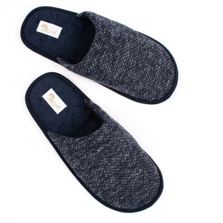 Male slippers, size 40-41, blue color-1