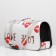Bag - Animal Carriage "Love", size m, white, 45 x 21 x 27 cm,