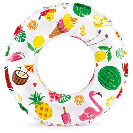 Circle for swimming "Bright", D = 61 cm, from 6-10 years old, color mix, 59241NP intex-2