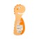 A set of children's toothbrushes dinosaurus, pink and yellow