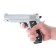 Pneumatic children's “Defense” pistol, metallic
