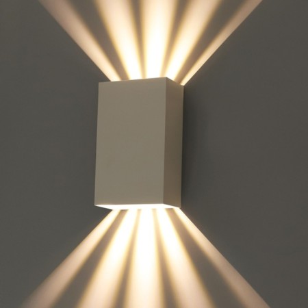 Facade lamp Arte Lamp Algol A5640al-2WH, LED, 2x5 W, 5x9.5x15 cm, 650 lm, white