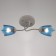 Chandelier 1341002/2BL E27 15W White-blue Bayerlux