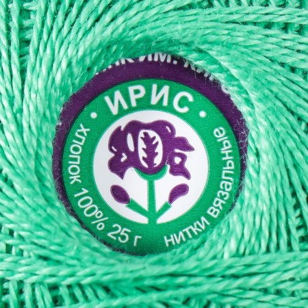 Knitting threads "Iris" 150m/25g 100% Mercerized cotton color 3906-3