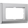 Frame for a double socket Stark (silver matte) W0081865