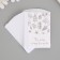Sticker Paper Gratitude "Vygraz and Flowers" set of 50 pcs 8x5 cm