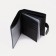 Male purse on the button for auto documents and passports, black color