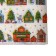 Paper napkins “Happy New Year”, houses, single -layer, 24x24 cm, set 20 pcs