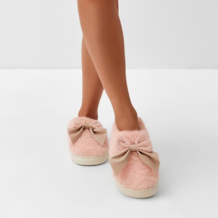 Women's slippers, size 40-41, pink color-11
