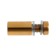 Remote holder for plates, 12x25 mm, color gold, set 10 pcs.