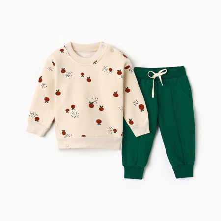 Costume: sweatshirt and pants crumb I am oranges r. 74-80, green