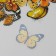 Stickers for creativity PLC PVC "Amber butterflies" set 40 pcs 9x10.5 cm