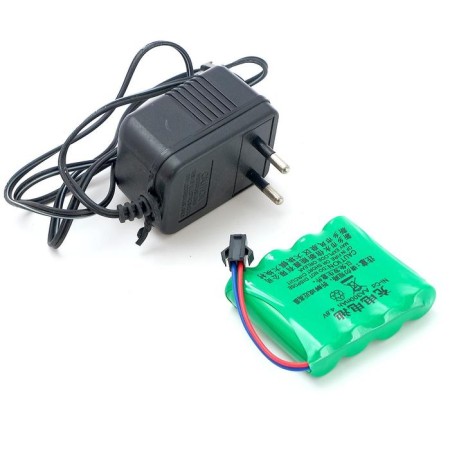 The radio -controlled "Supercar" car, works on the battery, light effects, yellow color-4