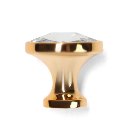 Handle button Cappio PK112, D = 30 mm, plastic, color gold-3