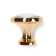 Handle button Cappio PK112, D = 30 mm, plastic, color gold