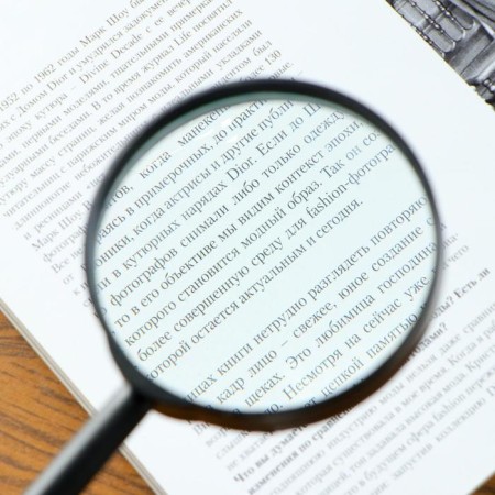 Classic magnifier 5x, d = 7.5 cm, black-1