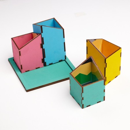 Organizer for the Office "Pencils" 15.5x15.5x13.5 cm-3