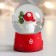 Souvenir Polystone Water Ball "Snowman with a Christmas tree" 4.5x4.5x6.5 cm