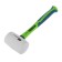 Rubber Kiyanka "Sibrtekh", 680g, white tires, fiberglass rubberized handle