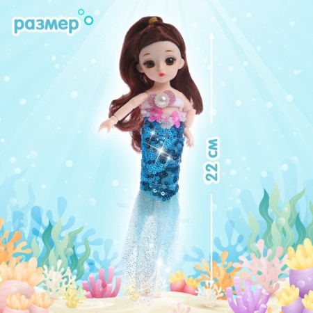 Fashionable hinge doll "Mermaid", mix-1