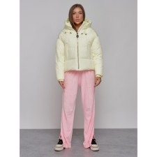 Winter jacket, size 46, light yellow color