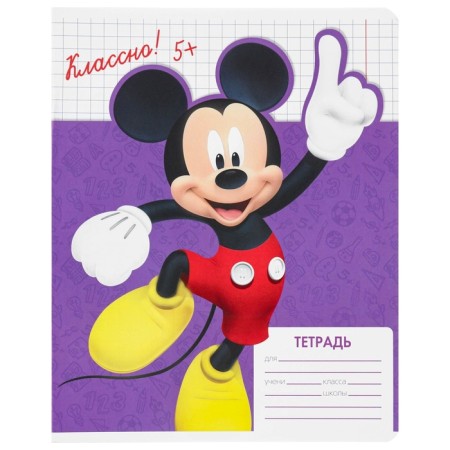 A set of notebooks 20 pieces, 12 sheets, Mickey Mouse-7