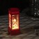 LED figure "Snowman in a telephone booth" 5 × 12 × 5 cm, plastic, sparkles, batteries AG13x3, glow warm white