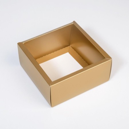 Gift folding box, packaging, Leopard, 25 x 25 x 10 cm-5