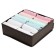 Organizer for linen, 12 cells, brown color