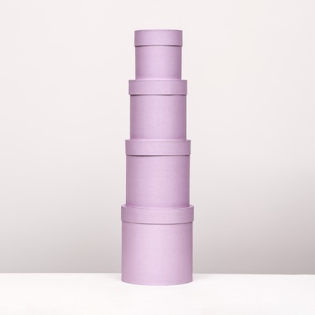 Set of hats 4 in 1 "Light Lilac" 20 × 20 x 20 –13 × 13 cm-2