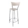 Baric chair with soft back, light-beige
