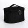 Cosmetic bag with lightning, black color