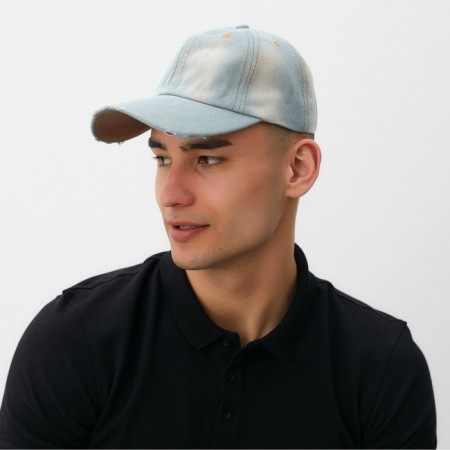 Women's baseball cap Minaku "Jeans", size 58-5