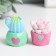 Polystone souvenir "Cactus in a pot" MIX 4x2.5x3 cm