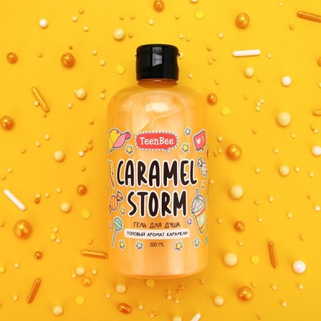 Shower gel, moisturizing, 500 ml, karamel, teenbee aroma, teenbee-8