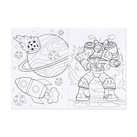 Coloring for boys “Titanes attack”, 16 pp., A4 format-1
