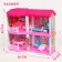 Townhouse doll House, with a doll and accessories