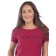 Female suit, size 48, burgundy color